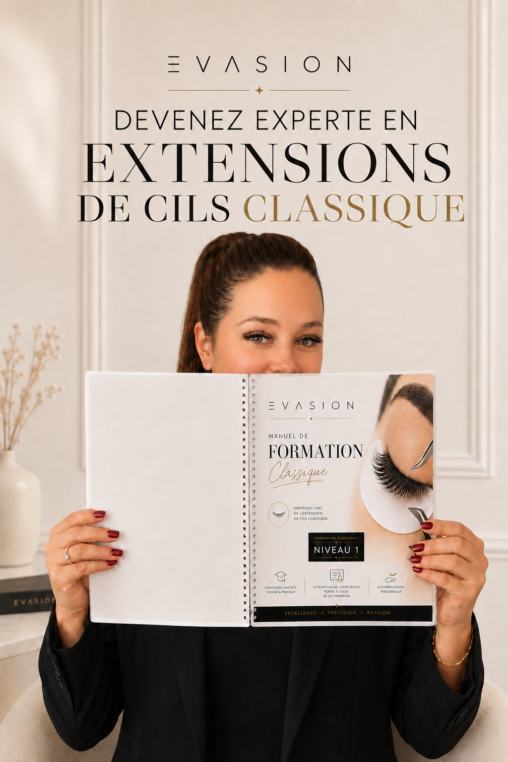 Formation Classique/YY Extensions de Cils Niveau 1 EN PERSONNE