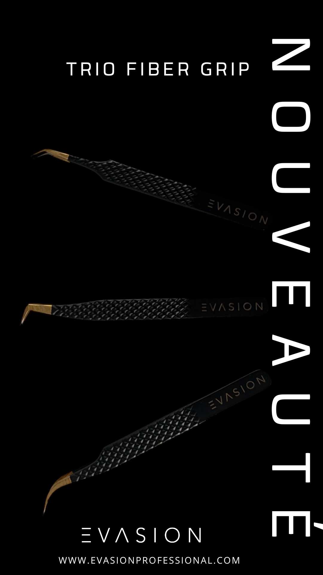 Trio de pinces Fiber Grip